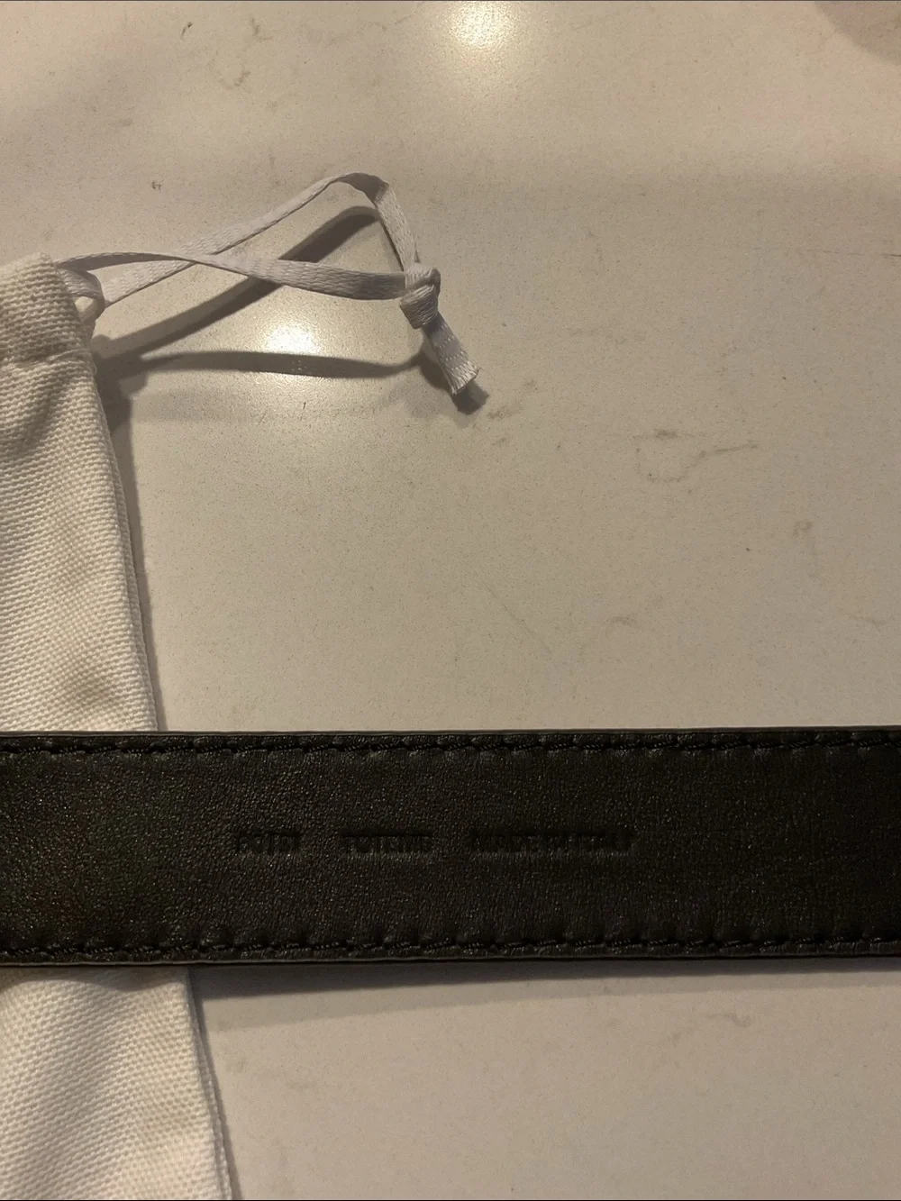 Toteme brown suede belt